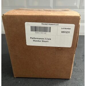 New Kendall Howard Performance 3 Axis‎ Monitor Mount 5200-3-501-00 Black